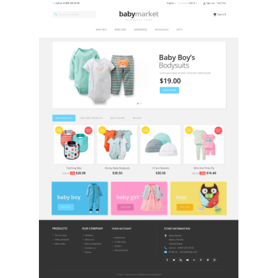 BABY SHOP - Prestashop 1.7 store template
