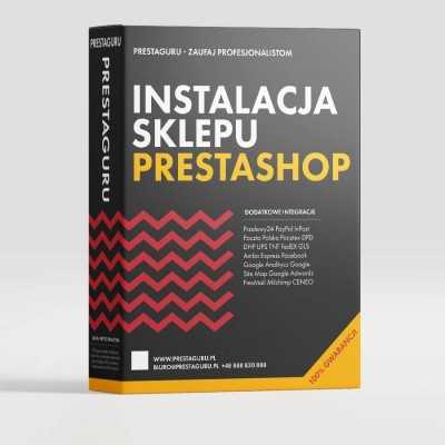 PrestaShop e-commerce installation - EXPANDED PACKAGE