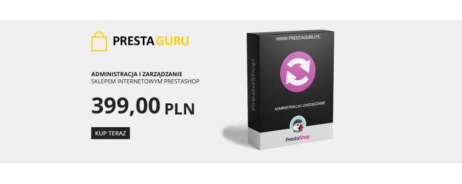 PrestaShop online store administration - 399 PLN